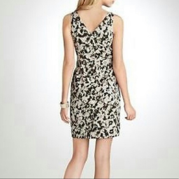 Ann Taylor Animal/Leopard Print Vneck Dress Size 0 - Picture 2 of 16